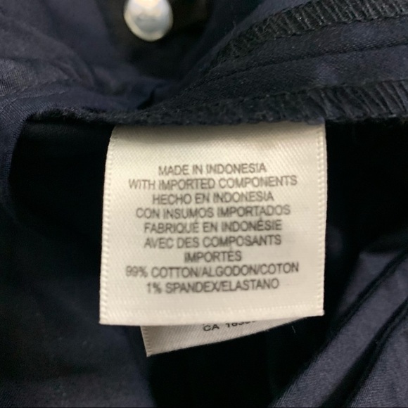 Liz Claiborne new With Tags Jackie Cropped Pants in Navy - Picture 8 of 10